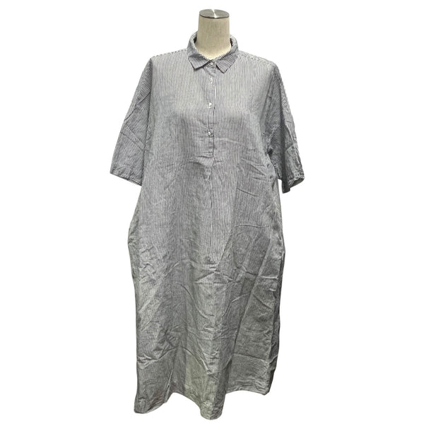 nest Robe(ネストローブ) シアサッカーストライプワンピース01192-1162