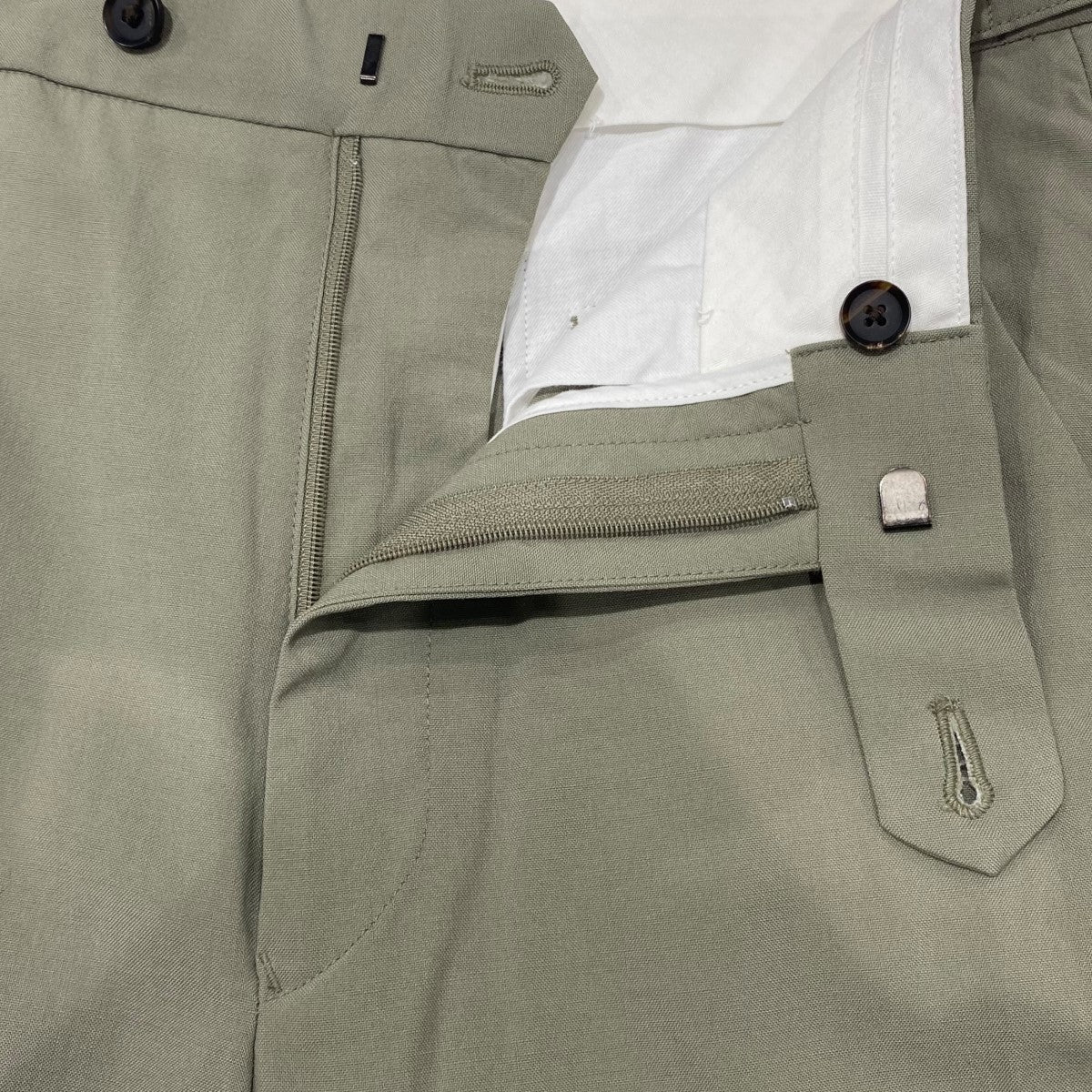 YOKE(ヨーク) 23SSSTITCHED WOOL STARIGHT TROUSERSスラックス