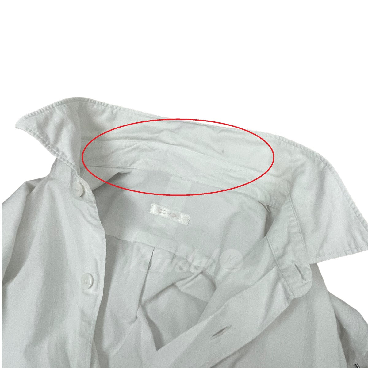COMOLI(コモリ) 22AW 新型コモリシャツ U03-02001 U03-02001 ホワイト
