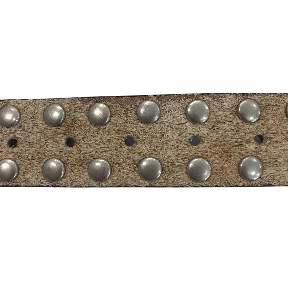 stussy(ステューシー) FW23「8 BALL STUDDED BELT」ハラコレザーベルト