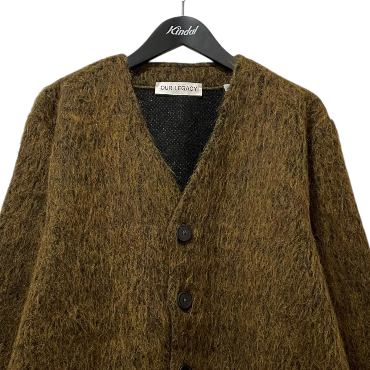 OUR LEGACY(アワーレガシー) CARDIGAN OLIVE MELANGE MOHAIRモヘヤ
