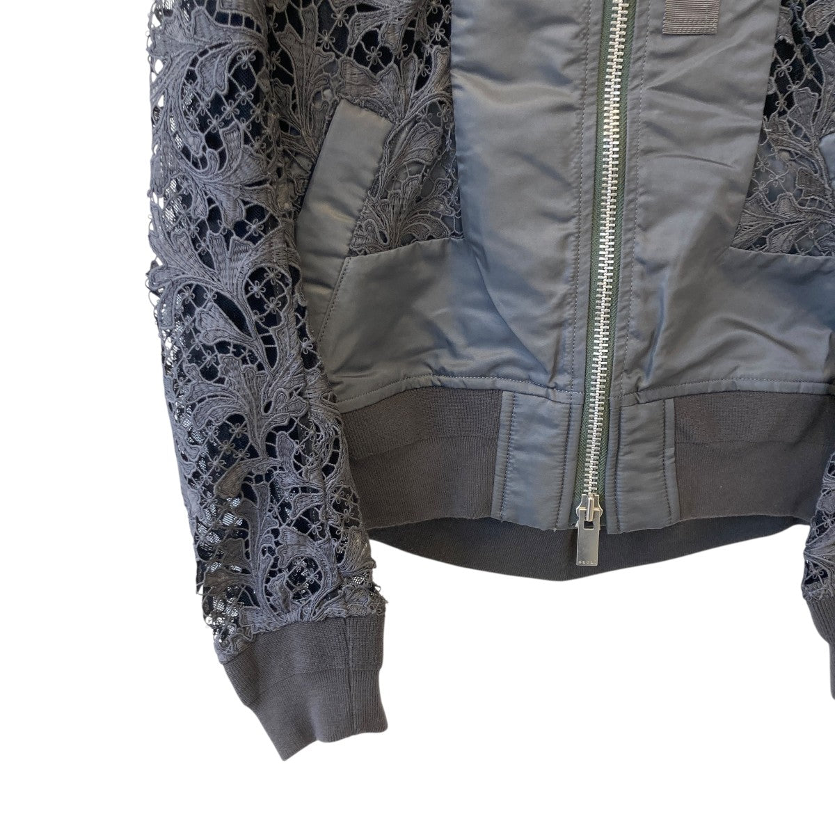 sacai(サカイ) レースドッキングMA-1ジャケット22-06224 22-06224