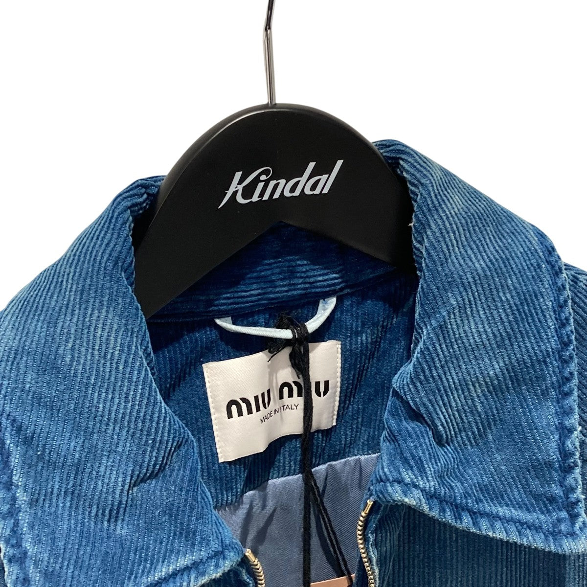 MIU MIU(ミュウミュウ) Washed corduroy blouson jacketコーデュロイ