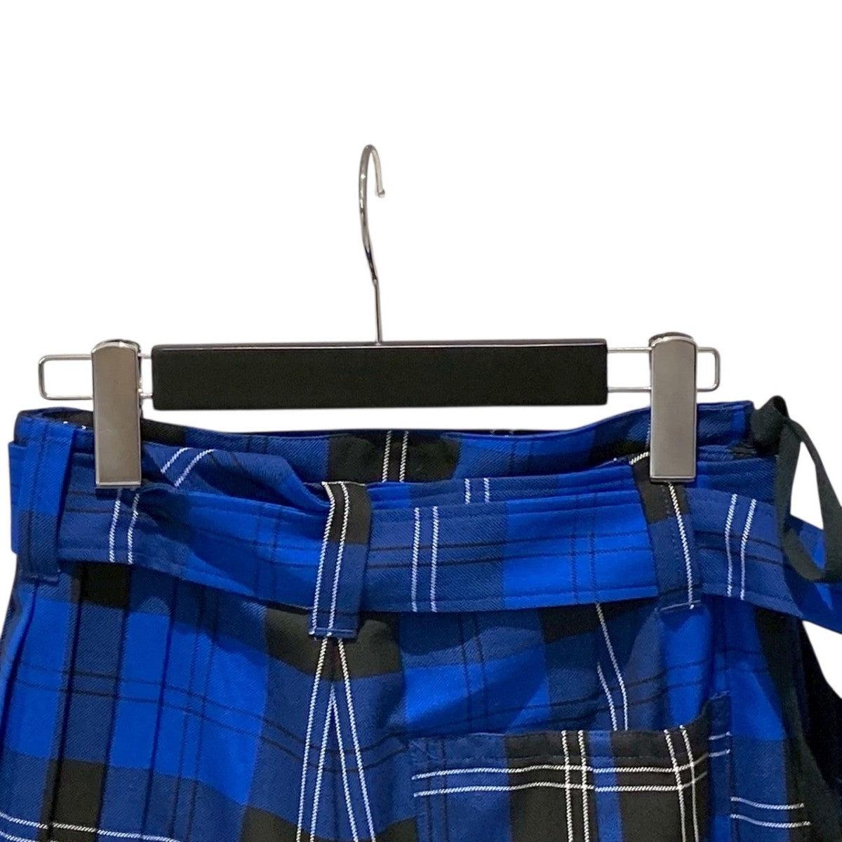 KIDILL(キディル) FOLD PLEATS PANTS BRITISH TARTANチェックパンツ