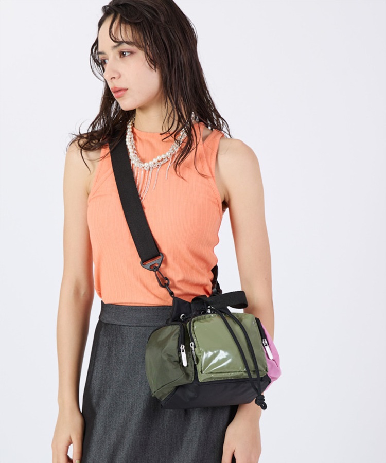 LeSportsac×Ameri】CONV DRAWSTRING CRSSBDY｜ショルダーバッグ/斜め