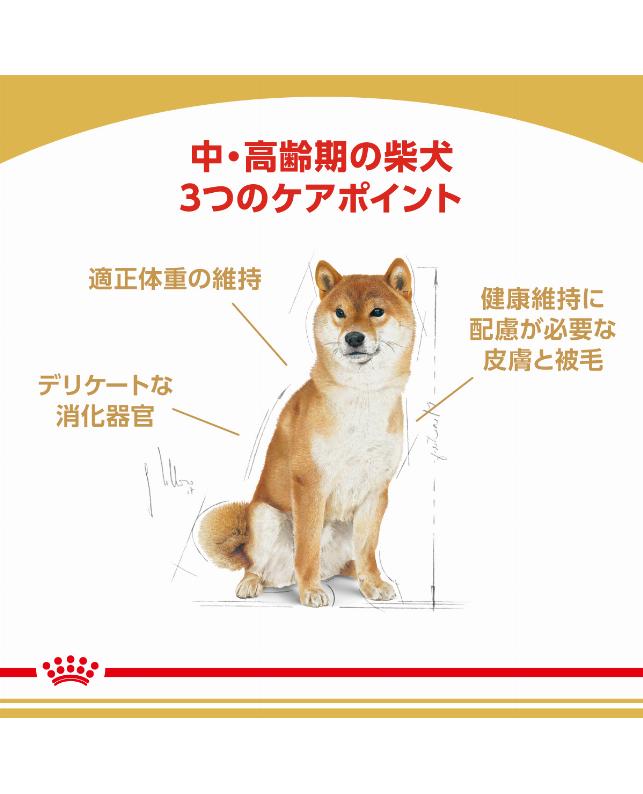 ロイヤルカナン 柴犬 中・高齢犬用 3kg（3182550866125）｜犬フード