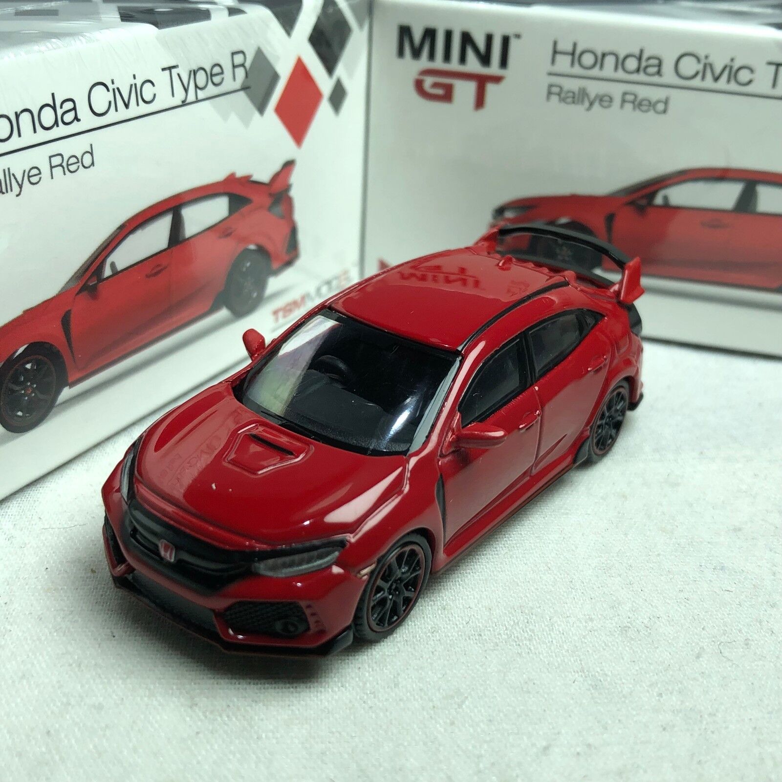 楽天市場】TSM MINI GT 1/64 ホンダ シビック タイプR FK8 ブルー 右