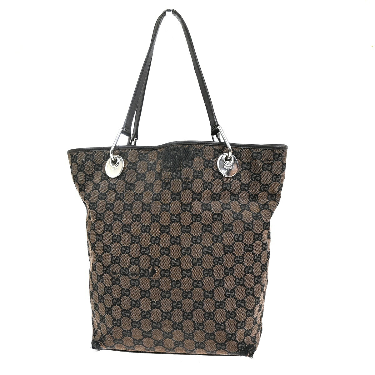 楽天市場】GUCCI グッチ GGシマ レザー トートバッグ 145993 ダーク