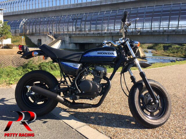 楽天市場】HONDA エイプ50 APE （PRETTYショート管） 黒 マフラー