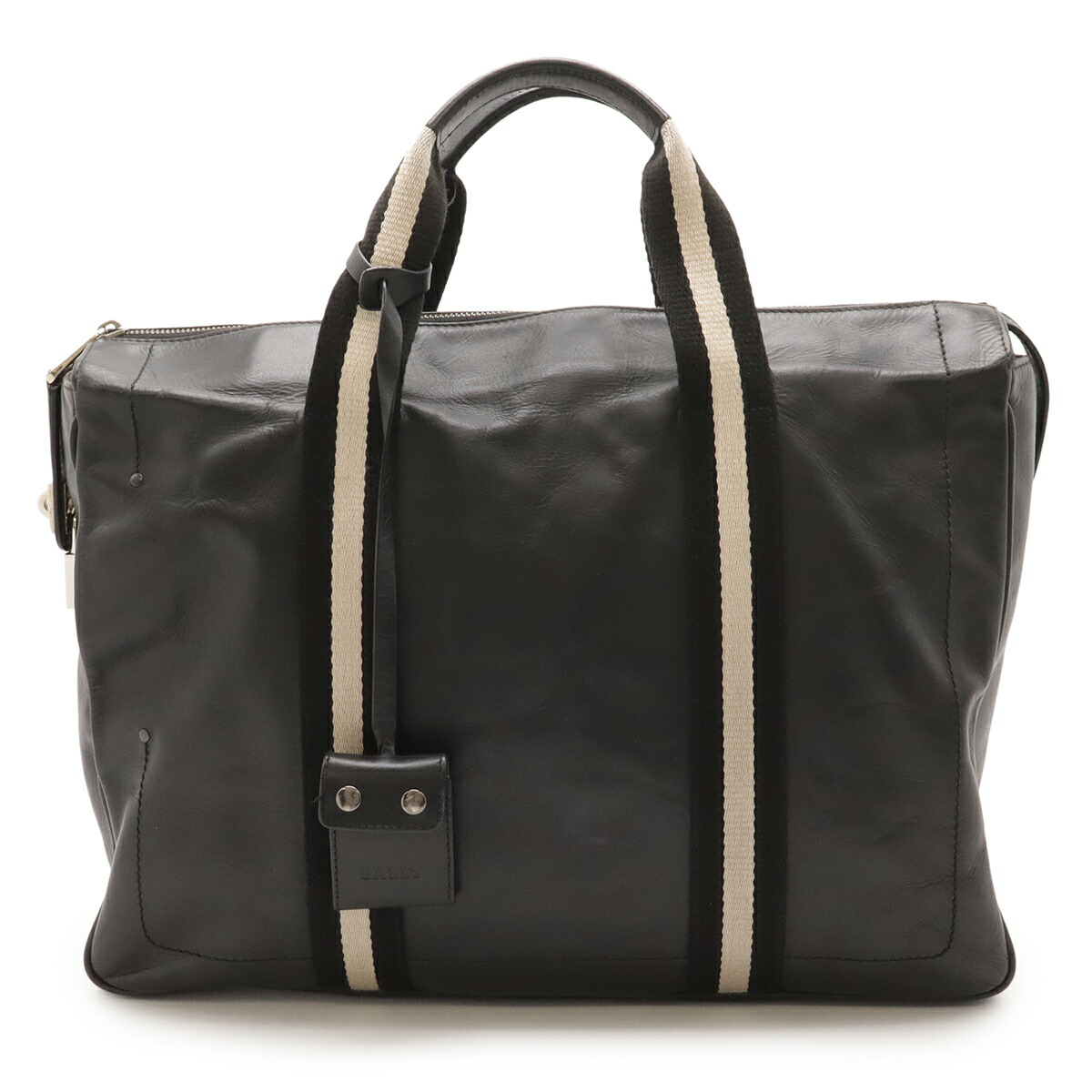 楽天市場】BALLY ストライプライン レザー 2WAY ビジネスバッグ