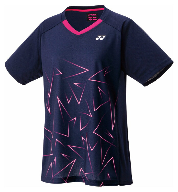 楽天市場】YONEX ヨネックス ウィメンズゲームシャツ ネイビーブルー O