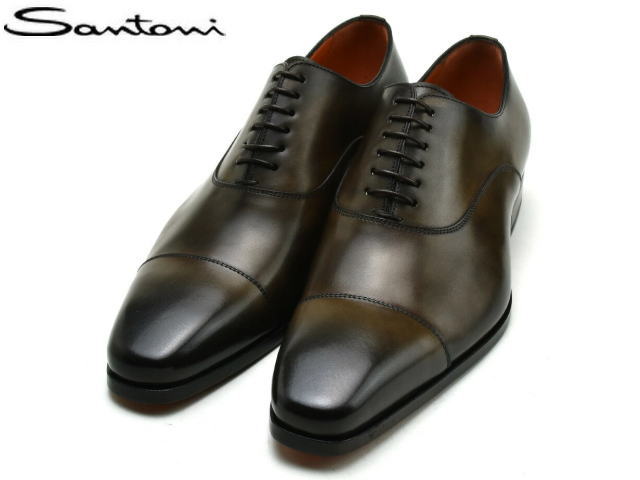楽天市場】サントーニ Santoni ストレートチップ ブラック 06435