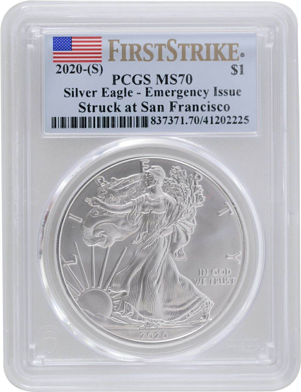 楽天市場】アメリカ 2020年 イーグル純銀銀貨 1オンス 31.1g 999silver