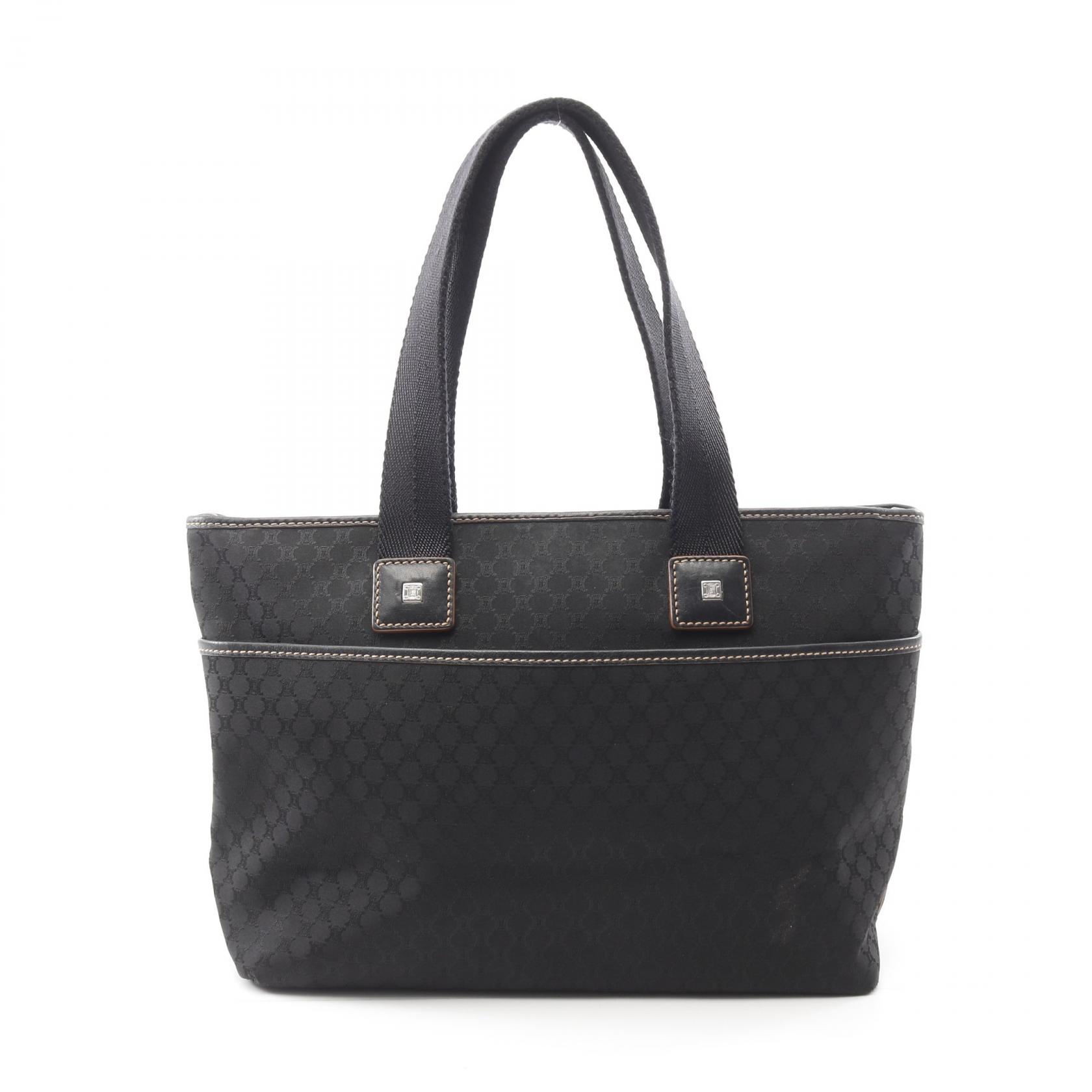 楽天市場】CELINE セリーヌ トートバッグ マカダム キャンバスxレザー