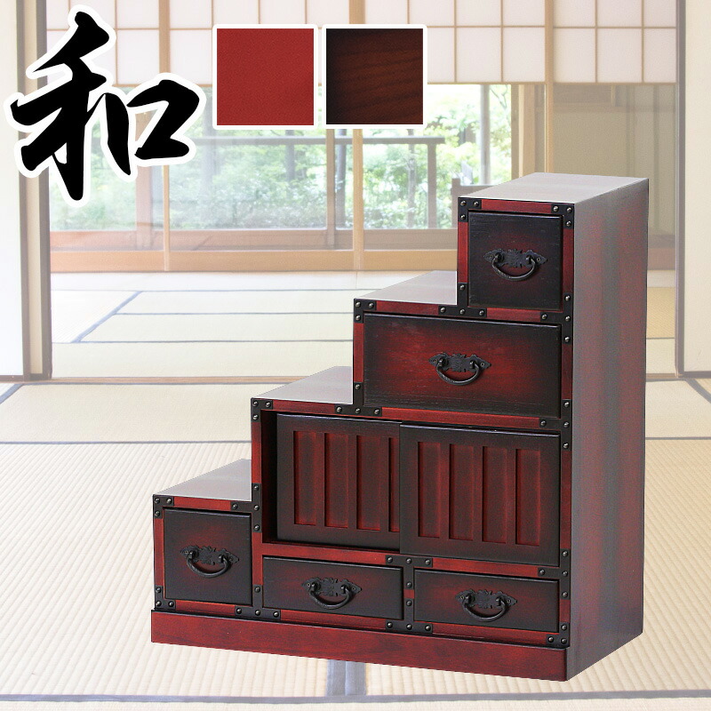 楽天市場】民芸調 家具 水屋 ( 昔 古 和風 洋風 木製 天然木 桐 タンス
