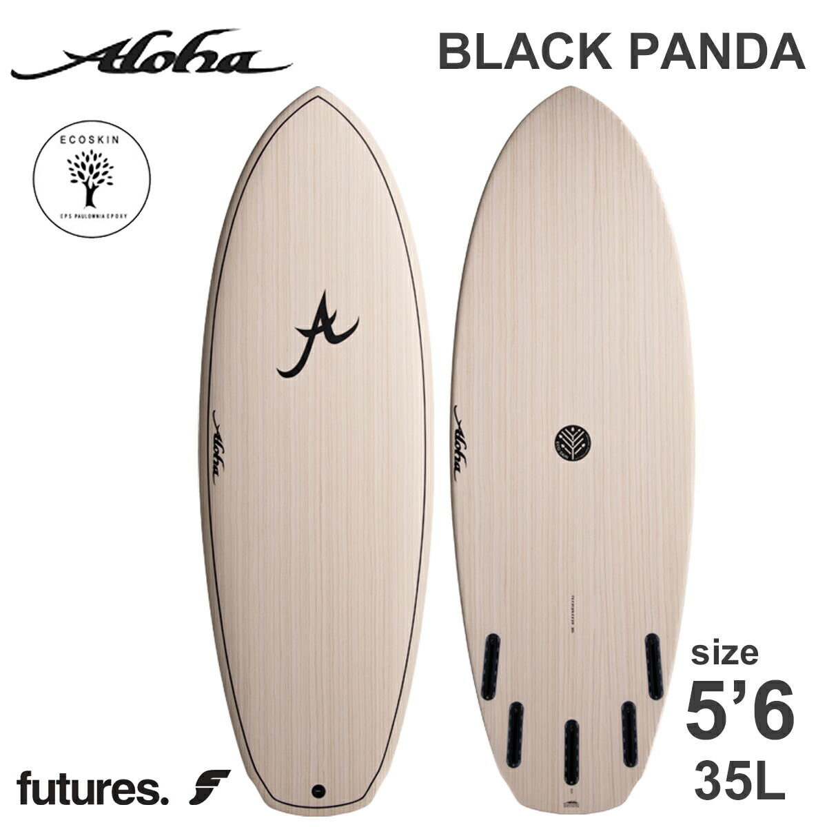 楽天市場】25 ALOHA SURFBOARDS アロハ サーフボード BLACK PANDA 5'10