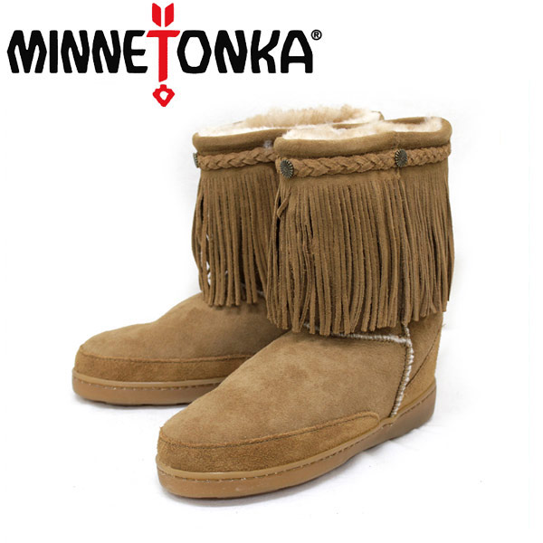 楽天市場】ミネトンカ/MINNETONKA シープスキンアンクルブーツ