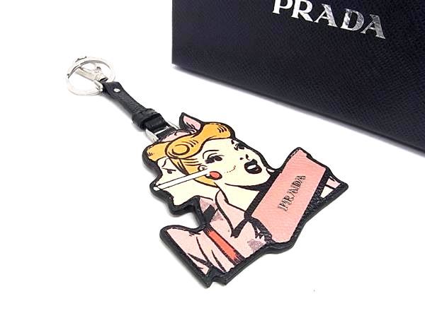 楽天市場】【未使用品】PRADA プラダ チャーム 携帯ストラップ スカル