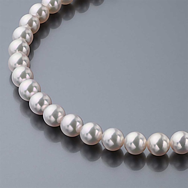 Tokyo Pearl 7.5×8.0mm SV あこや真珠 花珠ネックレス＜リゾート