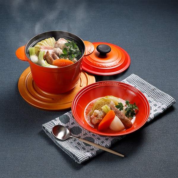 Le Creuset (ル・クルーゼ)ココット・エブリィ 18 オレンジ (SSツマミ