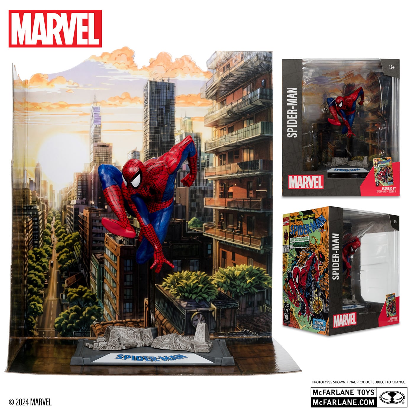 マクファーレン マーベル シーン・フィギュア #001 スパイダーマン