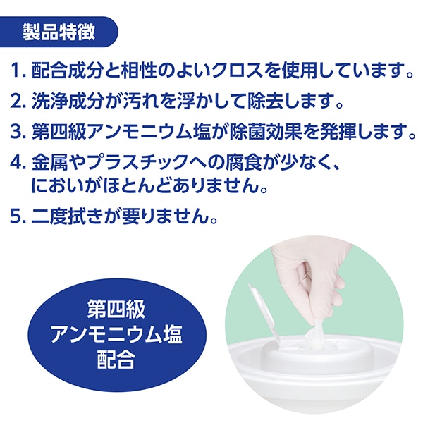 サラヤ｜サラヤ環境清拭クロス 80枚入容器: サラヤハイジーンショップ