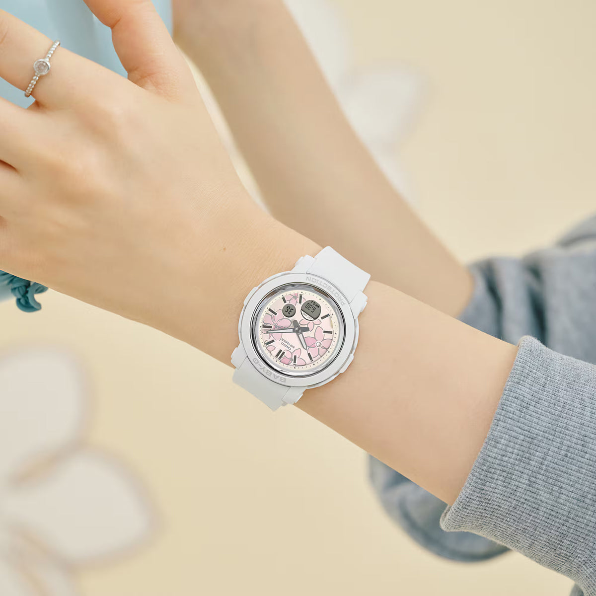 BABY-G ネクストエレガントフラワー 花柄ダイヤル BGA-290FL-7AJF