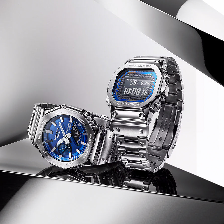G-SHOCK フルメタル ブルーアクセント GM-B2100AD-2AJF メンズ