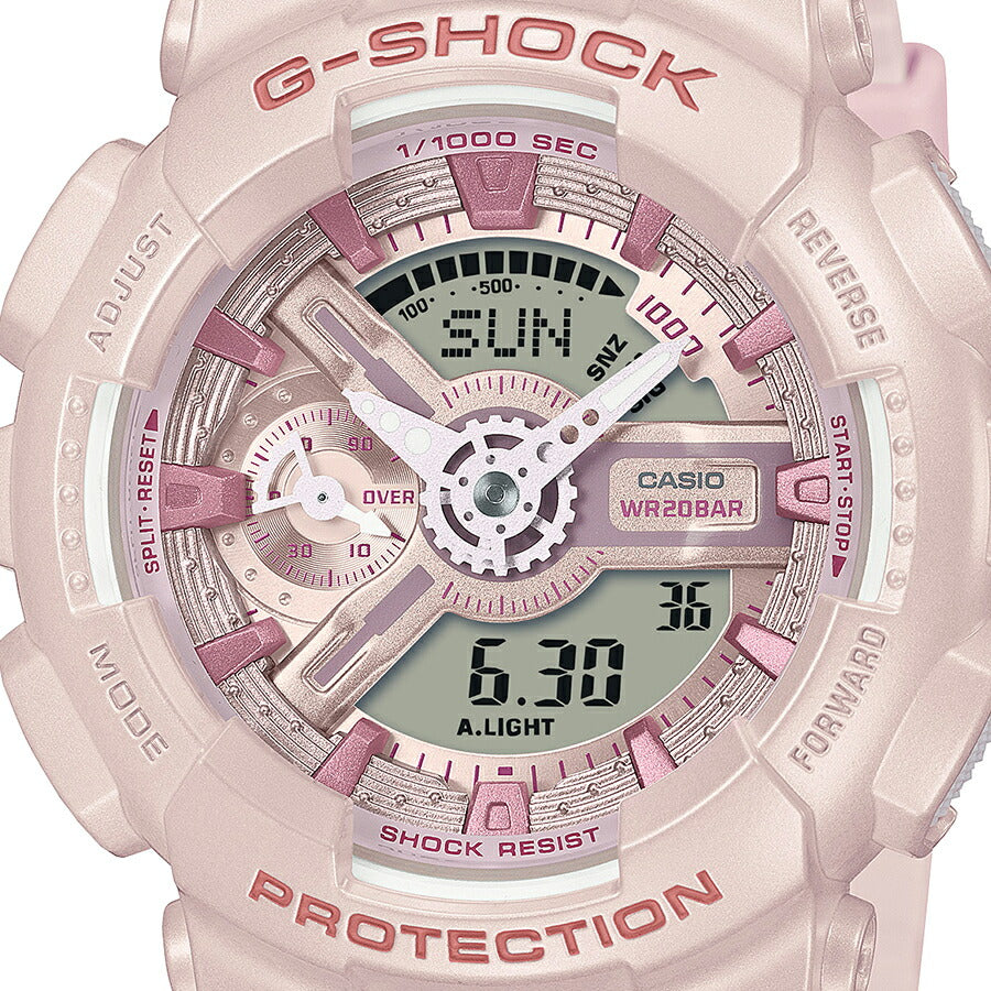 G-SHOCK ミッドサイズ シルキートーンカラーズ ピンク GMA-S110ST-4AJF