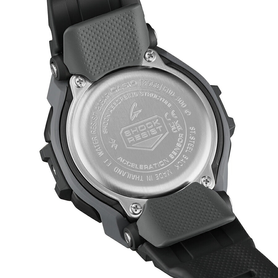 G-SHOCK G-SQUAD GBD-300-1JF メンズ 電池式 Bluetooth デジタル 樹脂