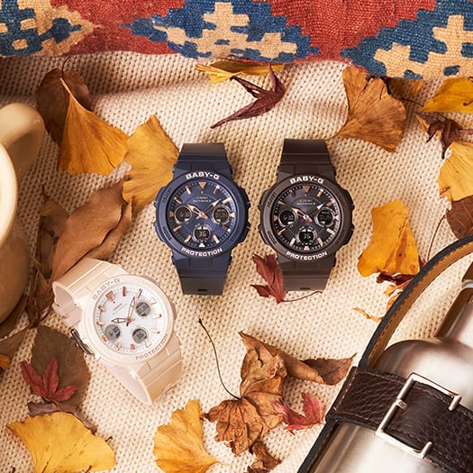 BABY-G BGA-2510-5AJF レディース 電波 ソーラー アナデジ ブラウン