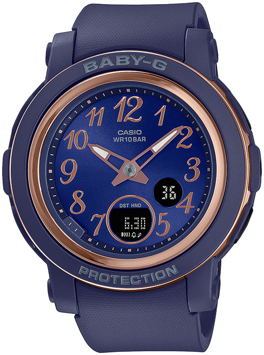 BABY-G ネイビー BGA-290SA-2AJF レディース 電池式 アナデジ – THE