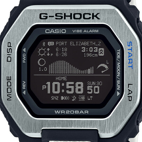 G-SHOCK G-LIDE ホワイト GBX-100-7JF メンズ デジタル タイドグラフ