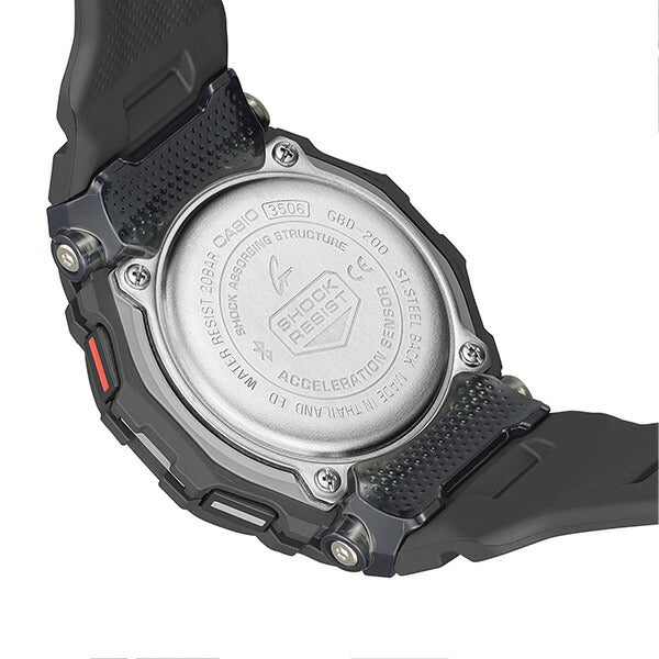 G-SHOCK G-SQUAD GBD-200-1JF メンズ 電池式 Bluetooth デジタル 樹脂