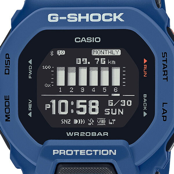 G-SHOCK G-SQUAD GBD-200-2JF メンズ 電池式 Bluetooth デジタル 樹脂