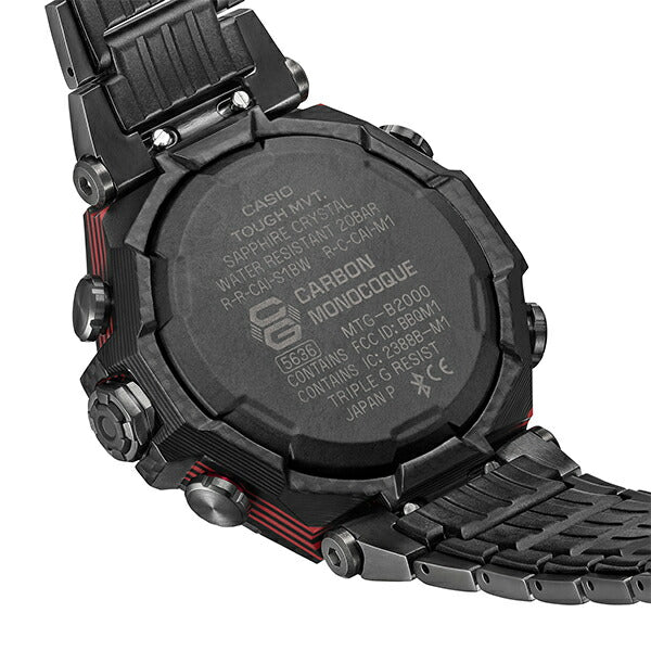 G-SHOCK MT-G カーボン 軽量化モデル MTG-B2000YBD-1AJF メンズ 電波
