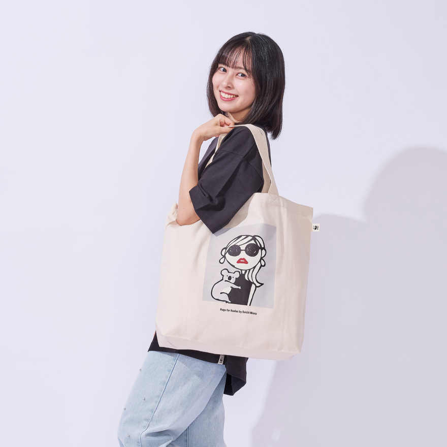 Hug for Koalas ビッグトート GOTS認証【オーストラリア森林保全活動