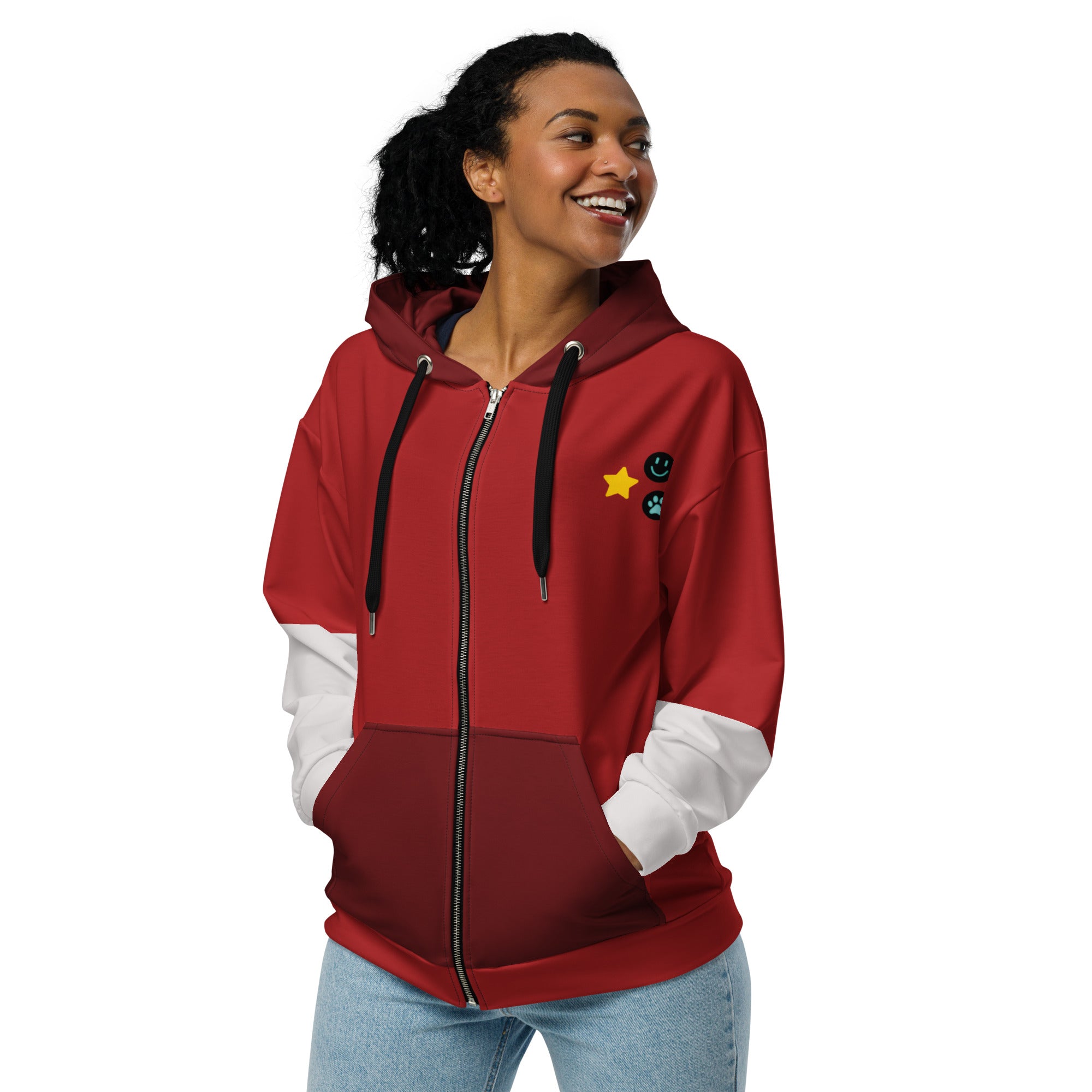 Gori: Cuddly Carnage Unisex zip hoodie – Wired Productions