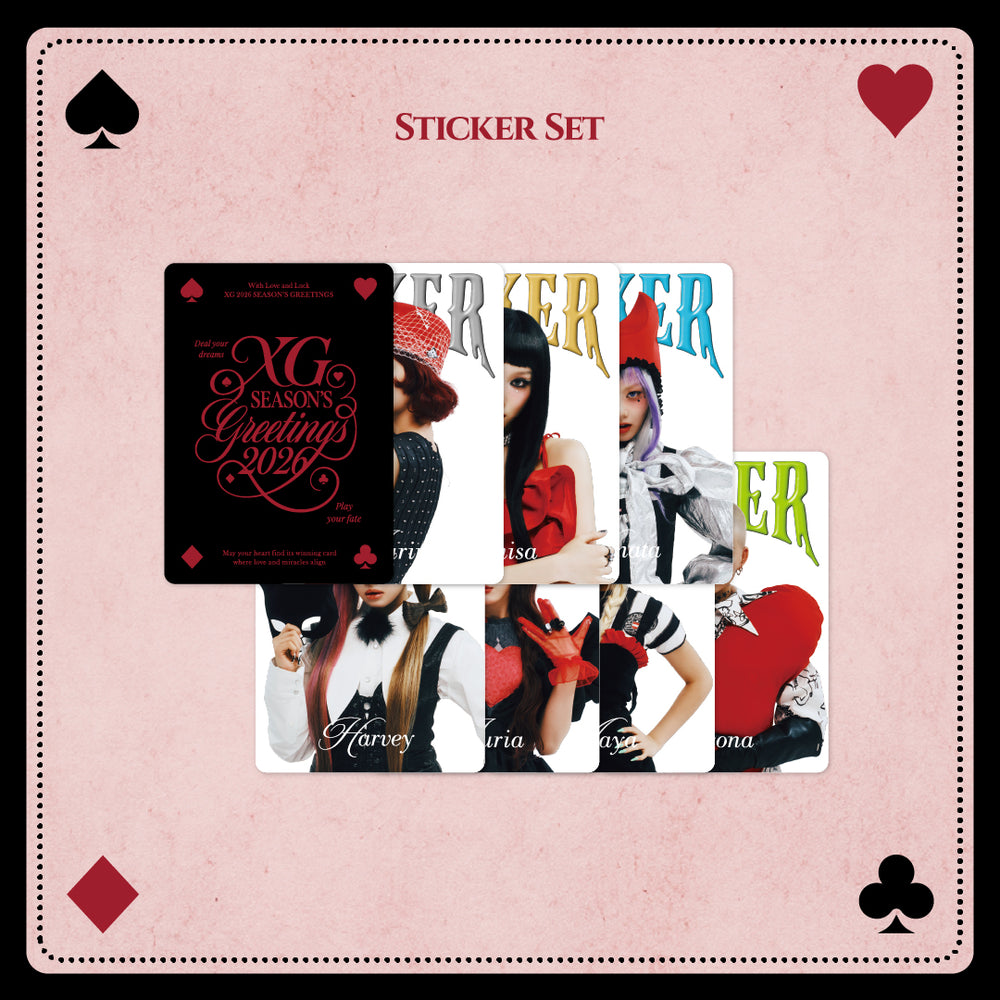 XG 2026 SEASON'S GREETINGS】Sticker Set – XGALX OFFICIAL SHOP