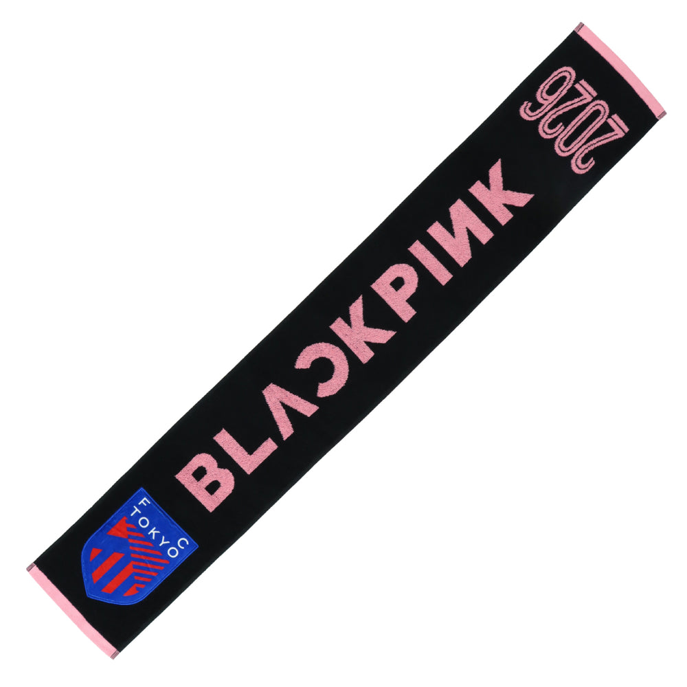 FC東京×BLACKPINK ジャガードタオルマフラー ブラック – YGEX OFFICIAL