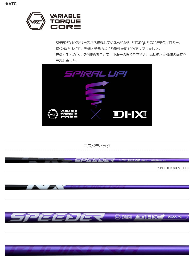 テーラーメイド 用互換 スリーブ付きシャフト Fujikura フジクラ