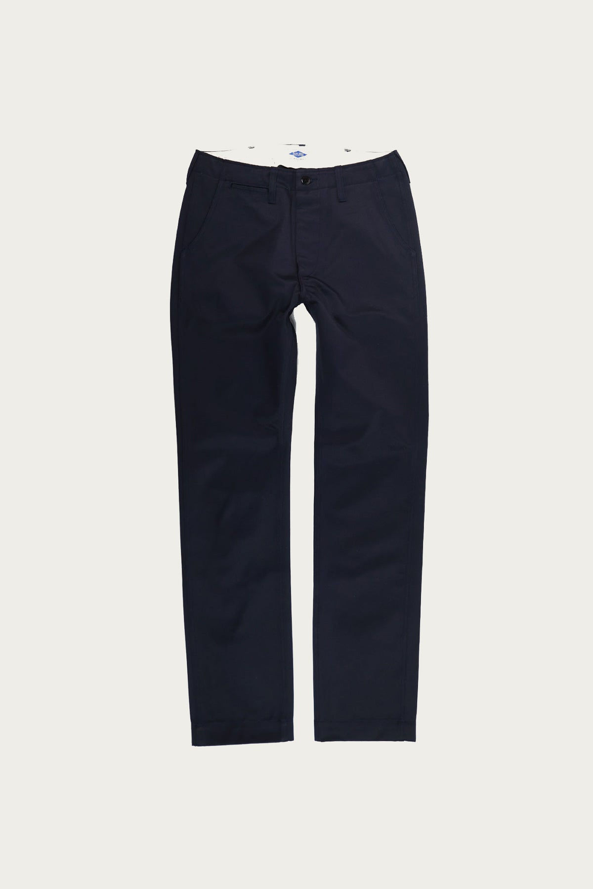 The Real McCoy's Blue Seal Chino Trousers | Navy | Canoe Club