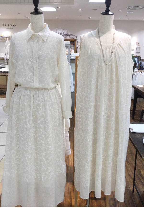 カラミフラワー刺繍シリーズ | プリスティン | 大丸札幌店公式 SHOP BLOG