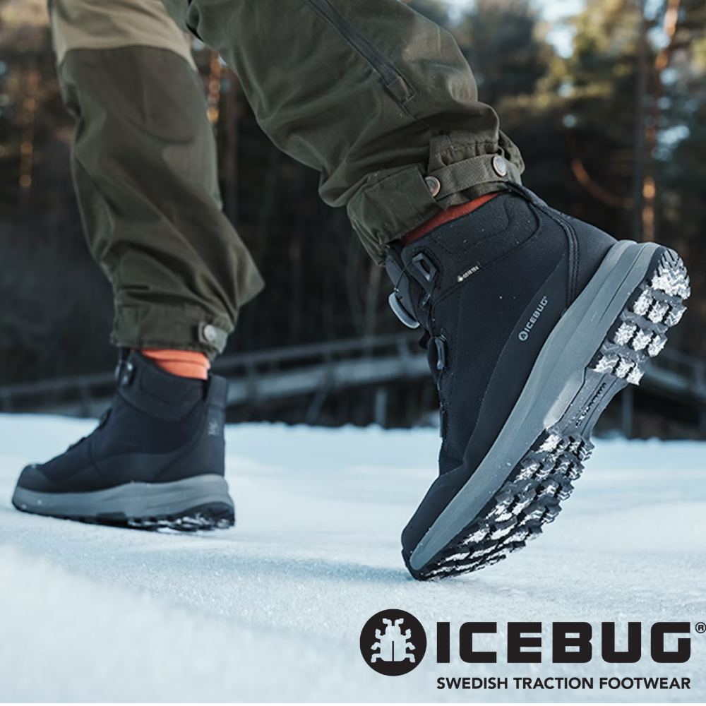 アルファ美輝】冬道も安心！防滑シューズブランド“ICEBUG”新登場