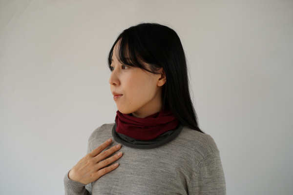 冬支度にぴったり！日本製シルク100% 極暖ネックウォーマー | 松栄堂香