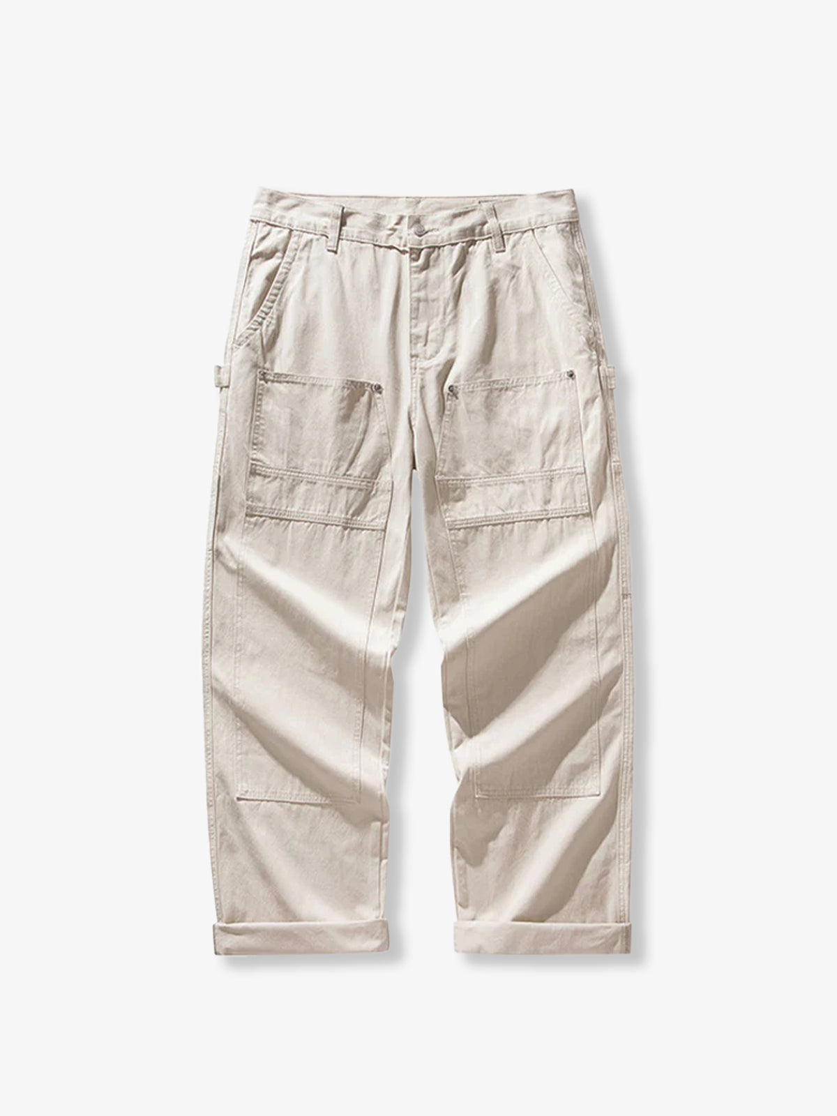 Pique Canvas Multi-pocket Work Pants – Karaku