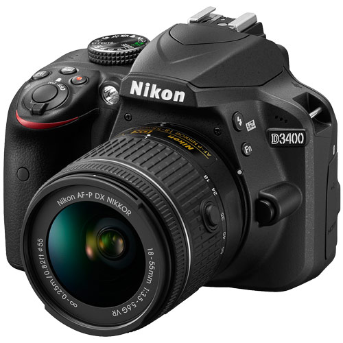 ニコン D3400 18-55VR レンズキット ブラック | デジタル一眼レフ