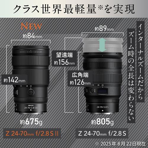 ニコン NIKKOR Z 24-70mm f/2.8 S II｜交換レンズ｜カメラのキタムラ