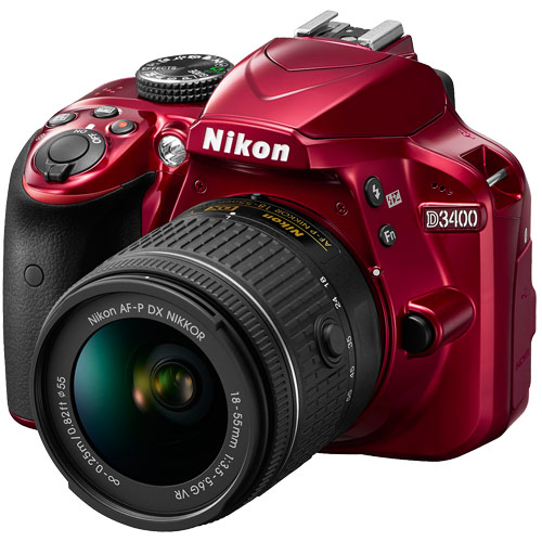 ニコン D3400 18-55VR ﾚﾝｽﾞｷｯﾄ ﾚｯﾄﾞ【2416万画素】 デジタル一眼レフ