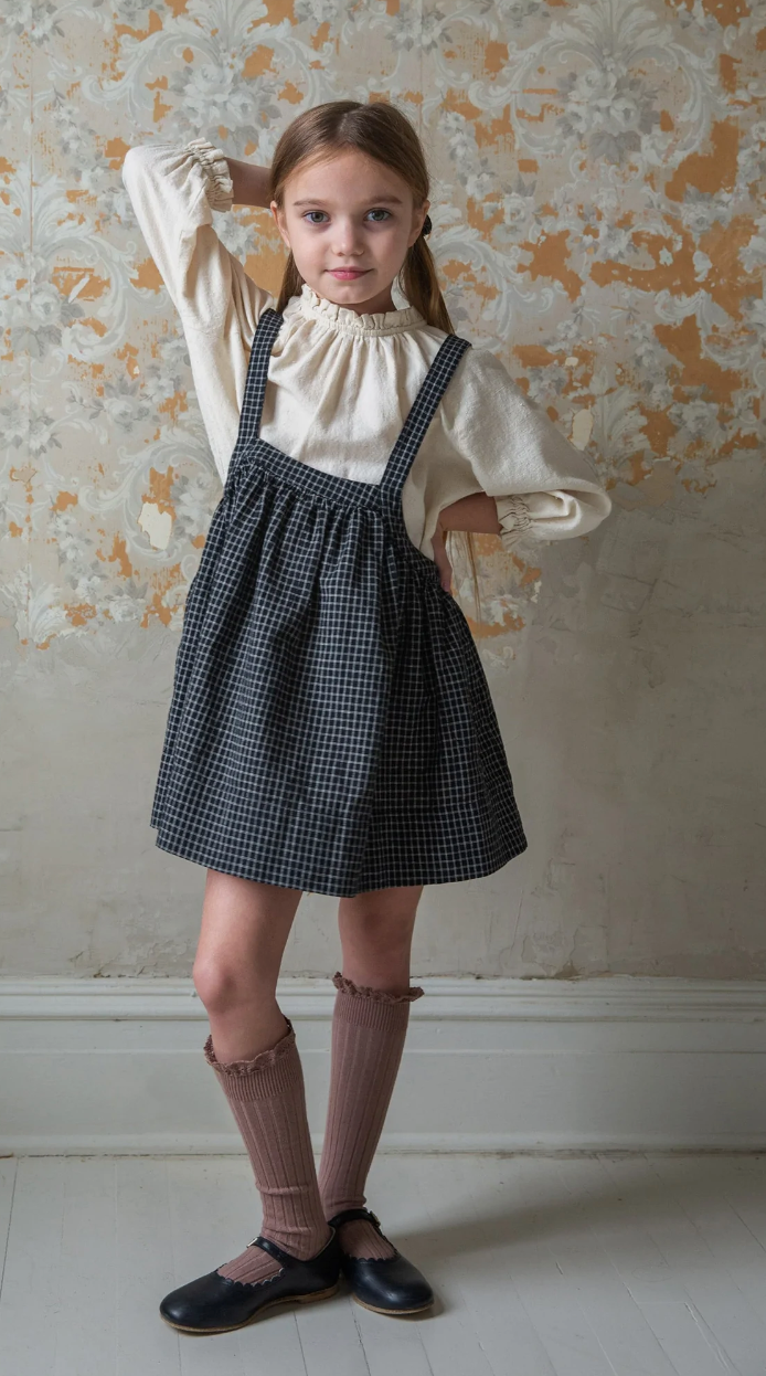 soor ploom Eloise pinafore soor ploom ELOISE PINAFORE Denim 2-3y